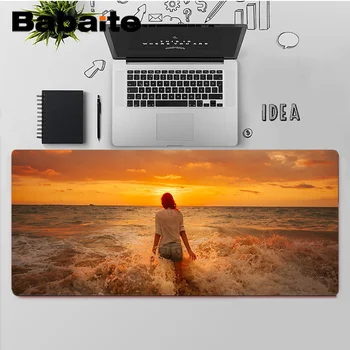 Babaite Beach surf dievča Prispôsobené MousePads Počítač, Notebook Anime Mouse Mat Doprava Zadarmo Veľké Podložku pod Myš, Klávesnica Mat