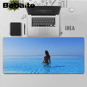 Babaite Beach surf dievča Prispôsobené MousePads Počítač, Notebook Anime Mouse Mat Doprava Zadarmo Veľké Podložku pod Myš, Klávesnica Mat