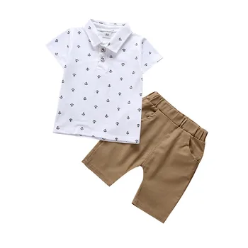 Baby Chlapci Oblečenie Nastaviť 2020 detský Letný T-Shirt + Šortky Deti Prúžok Šport Suit Infant Nové Dievčatá 2ks Bežné Roztomilý Oblečenie