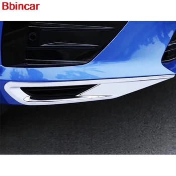 Bbincar ABS Chrome Predné Foglight Kryt Trim Spodnej časti Hlavy Hmla Tienidlo Lampy Kapucňou Pre Volvo XC60 XC 60 2017 2018 2019