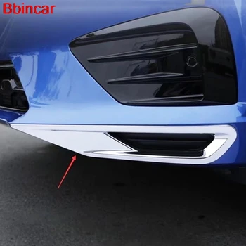 Bbincar ABS Chrome Predné Foglight Kryt Trim Spodnej časti Hlavy Hmla Tienidlo Lampy Kapucňou Pre Volvo XC60 XC 60 2017 2018 2019
