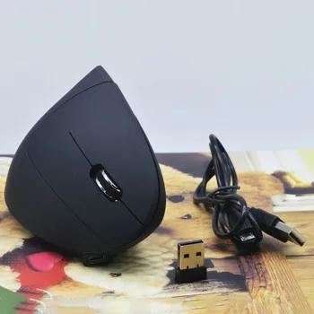 Bezdrôtová Herná Myš Ergonomický Vertikálne Myši 800/1200/1600DPI Počítač 5D Optických Myší Mause s Podložka pod Myš Pre Notebook PC