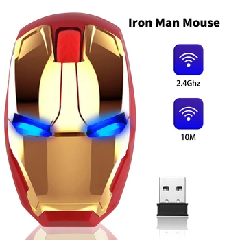 Bezdrôtová Myš Herné Myš 2,4 Ghz Prijímač USB Myši 1600 DPI 3D Anime Hrdina Optické Mause Dieťa Darčeky Počítač Hráč Myši Pre PC