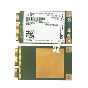Bezdrôtové AirPrime MC7355 PCIe LTE / HSPA, GPS 100Mbps Karta 4G Modul pre 1N1FY DW5808 Sierra Dell 1900/2100/850/700 (B17)/700