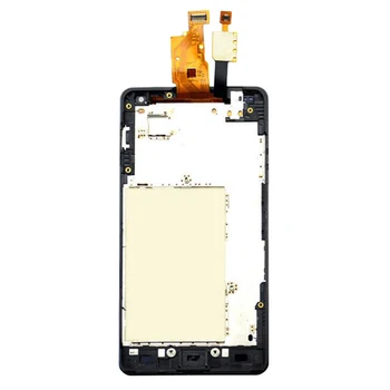 Black LG Optimus G LS970 F180 E971 E973 E975 LCD Displej Dotykový Displej Digitalizátorom. Sklenený Panel Montáž Náhradných Dielov+Rám