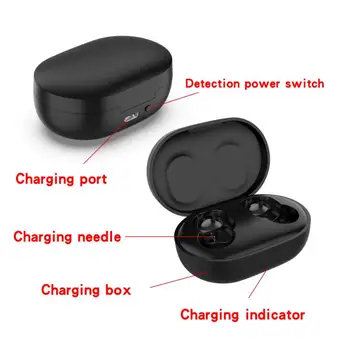 Bluetooth Slúchadlá Prípade Box Silikónový Ochranný Kryt Bezdrôtové Slúchadlá Plnenie Box Pre Redmi Airdots Pre Xiao Airdots