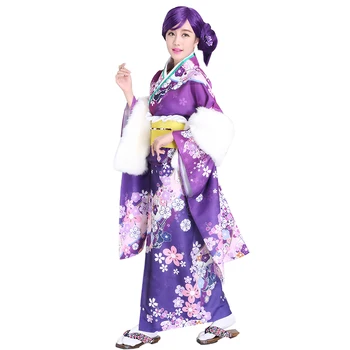 Brdwn LoveLive lunárny januára Nozomi Tojo Hanayo Koizumi Umi Ayase Eli Kousaka Honoka Kostým kimono oblek 63386