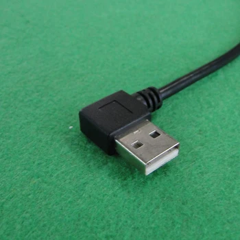 Cablecc Ľavej Šikmého USB 2.0 A Samec B Muž v Pravom Uhle 90 Stupňov Kábel Tlačiarne 100 cm