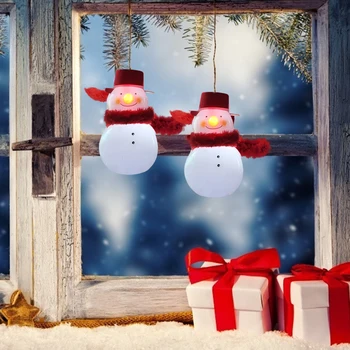 Cartoon LED Zem Lampa Trávnik Dekorácie Svetelné Vianočné Snehuliak Outdoor Záhrada Nádherné Vianočné Dekorácie pre Domov