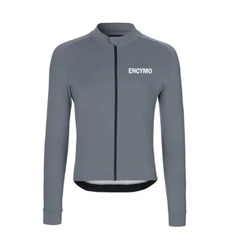 Ciclismo hombre termica zimné cyklistické oblečenie šedá mužov bike cyklistické oblečenie thermal fleece, dlhý rukáv nastaviť