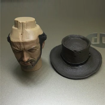 Clint Eastwood skvelého človeka 1/6 rozsahu headdress hot hračka kovbojský klobúk vratky cigariet 12 