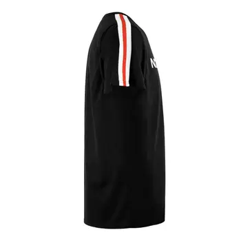 Cosdaddy N7 T-shirt Hmotnosť pánske Čierne Tričko John Shepard Cosplay Kostým Účinok Topy