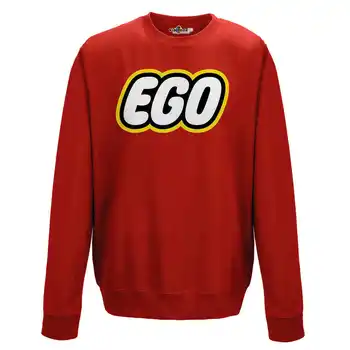 Crewneck Mikina Muži predstierajú ego logo Tehly Konštrukcie 1 S 9357