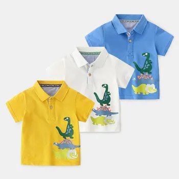 CROAL CHERIE Roztomilý Dinosaurus Deti Chlapci T-Shirt detské Košele, Oblečenie Pre Batoľa Chlapci Tee Topy Deti Letné Oblečenie