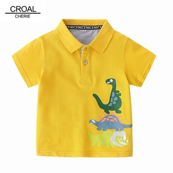 CROAL CHERIE Roztomilý Dinosaurus Deti Chlapci T-Shirt detské Košele, Oblečenie Pre Batoľa Chlapci Tee Topy Deti Letné Oblečenie
