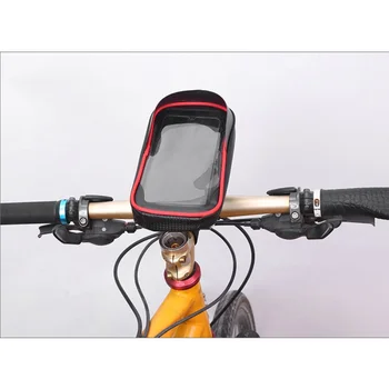 Cyklistické tašky Vodotesná Rukoväť Dotykový Displej Cyklistická Taška Hornej Prednej strane Trubky Rámu MTB, Road Bike Taška 6.0 Telefón Prípade Bike Príslušenstvo