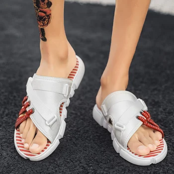 CYYTL 2020 Módne Letné Mimo Obuv Muži Nové Papuče Vysokej Kvality Plážové Sandále v Pohode Mužov Flip Flops Zapatos Para Hombre