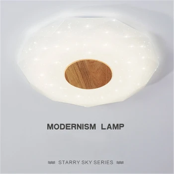 Detská Izba LAMPing Masívneho Dreva Stropné Lampy, Hviezdna Geometrie LED Tvorivé Spálne, Obývacia Izba LAMPA Nordic Jednoduché Moderné IWP