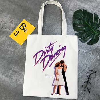 Dirty Dancing nákupní taška bolsa juty taška opakovane eko taška textílie bolsa compra skladacia boodschappentas sacolas 155724