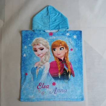 Disney Mrazené 2 Elsa a Anna osuška pre 0-3 Rokov, Baby, Dievčatá, Deti Olaf Kapucňou Pláž Uterák Lete Plávanie Uterák Plášť