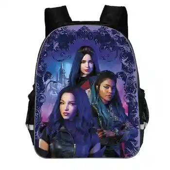 Disney Potomkov Študentov, Školské tašky pre Dievčatá Teenagerov Batoh Školské potreby Package Nákupní Taška cez Rameno