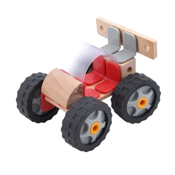 Diy 3D Drevené Puzzle Vzdelávacie Hračky Pre Childrenfour-Wheeler Montáž na Motocykel Deti Hračka Montáž Hračka Darček Pre Chlapcov, Dievčatá
