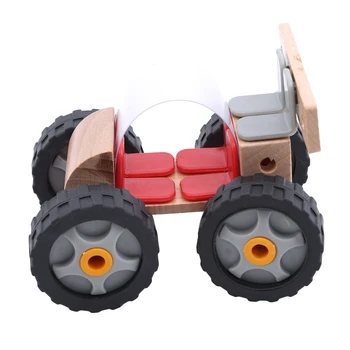 Diy 3D Drevené Puzzle Vzdelávacie Hračky Pre Childrenfour-Wheeler Montáž na Motocykel Deti Hračka Montáž Hračka Darček Pre Chlapcov, Dievčatá