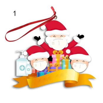 DIY Visí Ozdoby Santa Claus s bočný Kryt Vianočný Stromček Nezávislá Darček Home Party Nový Rok Dekorácia, Ozdoba