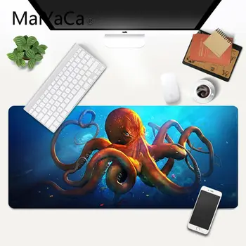 Dizajn octopus mouse mat vysokej kvality DIY obrázok s edge zamykanie Gaming Mouse Mat xl xxl 600x300mm pre dota2 cs go
