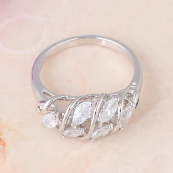 Dizajnéri módne Luxusné Svieti Strieborné Prstene fow ženy módne šperky Večierok,Výročie #9 WR090 26457