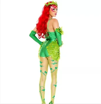 Dospelých Halloween Kostýmy Anime Cosplay Zelený Les Elf Šaty Oblečenie Cosplay Efektné Dámske Sexy Kostým Strom Demon Disfraz 50897