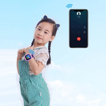 Dotykový Displej Nepremokavé Smart Hodinky Pre Deti detský Sledovať Telefón s fotoaparátom Sim Karty Dail Hovor GPS polohy Smartwatches
