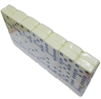 Drevený box vysokej kvality domino 28 KS stolové hry hračky pre deti a dospelých, vzdelávanie a vzdelávanie doskové hry, kartové Hry