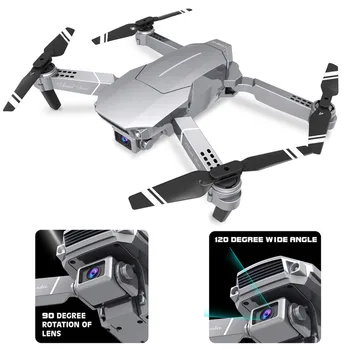 Drone Hračka 4K 720P 1080P HD širokouhlý Fotoaparát RC Quadcopter Skladacie Letecké Fotografie Diaľkové Ovládanie Drone Indikátor Batérie