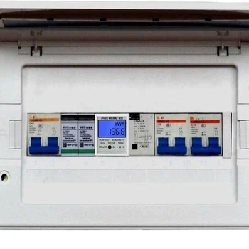 Elektromer KWH-Watt dlhodobej spotreby Elektrickej Energie Spotreba Energie Monitor Watt Meter 1 Fáza Schválené Na DIN lištu 5 (32) A 230V 14233
