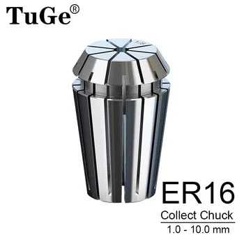 ER16 1-10 mm 6.35 1/4 1/8 3.175 CNC Frézovanie držiaka nástroja Jar Collet s Vysokou Presnosťou Collet Presnosť 0.008 mm rytie stroj