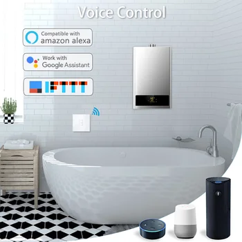 EÚ WiFi Kotol, Ohrievač Vody Prepínač 4400W WIFI Smart Ohrievač Vody Pre Domovská stránka Google Alexa Echo