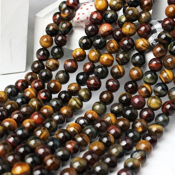 Factory store módne Šperky trikolóra tigrie oko voľné šperky vhodné pre DIY náramok, náhrdelník doplnky, aby amulet 8849