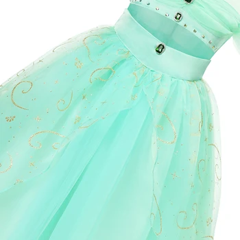 Fancy Dievča Princezná Šaty Šípková Ruženka Jasmine Cosplay Kostým Batoľa Šaty pre Dievčatá, Deti Party Oblečenie Jednorožec ZL