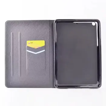 Farebné Paiting puzdro Pre ipad Mini 3 2 1 s Mäkké TPU púzdro Pre iPad Mini Prípade Flip Stojan PU Kožené Tablet Kryt Prípade