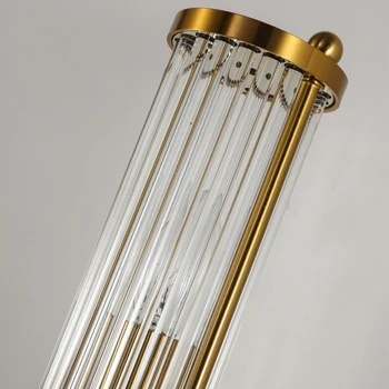 FKL Moderné Kryštálu, Zlata, Nástenné Svetlá Americký jednoduché crystal nástenné svietidlo kúpeľňa kúpeľňa zrkadlo svetlometu toaletný stolík lampa