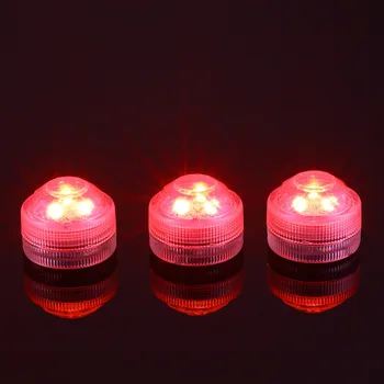 Flameless Elektrické Ponorné Diaľkové Ovládanie Sviečka Svetlá Vody Dôkaz, Svadobné, Kvetinové Dekorácie Čaj Lampa LED Akvárium Lampe