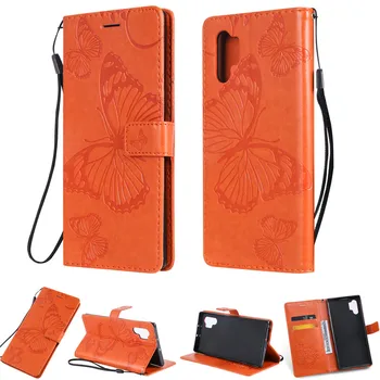 Flip peňaženky puzdro pre Samsung galaxy Note 10 Note10 pro 5G N970 N971 N975 N976 Prípadoch Luxusné puzdro ozdobná šnúrka na uniforme sa Vzťahuje vzor prípade