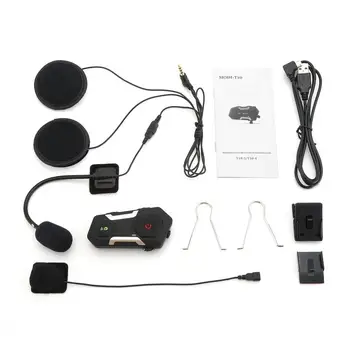 FM Motocykel Intercom Prilba Headset FM Rádio T10S Hands-free Wireless Prilby Intercomunicadores Moto Hudba