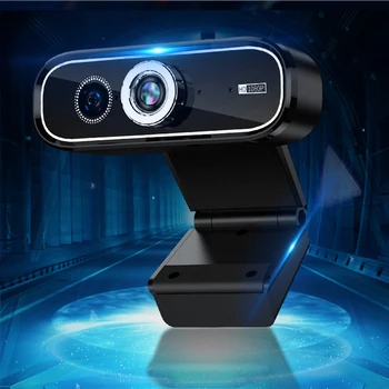 Full HD 1080P Kamera Mini Počítač PC Webkameru s Mikrofónom Otočná Kamery pre Live Broadcast Video Konferenčné Volanie