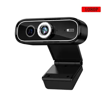 Full HD 1080P Kamera Mini Počítač PC Webkameru s Mikrofónom Otočná Kamery pre Live Broadcast Video Konferenčné Volanie