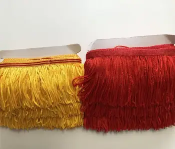 Gagqeuywe 10 metrov latinskej tanca lemovaný čipkou polyester obloženia Fáze tanečné oblečenie, odevné doplnky, šírka 6typ