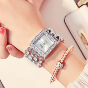 G&D, Luxusné Značky Dámske Hodinky Zlaté Drahokamu Náramok Hodiniek Dámske Módne Quartz Náramkové Hodinky pre Ženy, Reloj Mujer Hodiny
