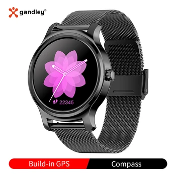 Gandley R2 Smart Hodinky Správu Pripomienka pre Ovládanie Hudby Činnosť Srdcového rytmu Tracker pre Android a iOS Bluetooth Hovor Smartwatch 10181