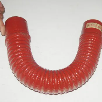 GE3 silikónové hadice intercooler kremíka turbo hadica silikónová príjem hadice Vlnité rúry s oceľový drôt s vnútorným priemerom 38-65MM